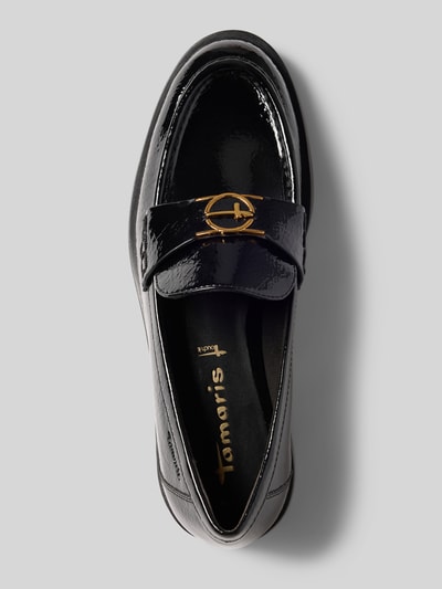 Tamaris Loafers in lakleer Zwart - 3