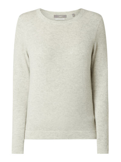 Jake*s Collection Pullover van kasjmier Offwhite gemêleerd - 2