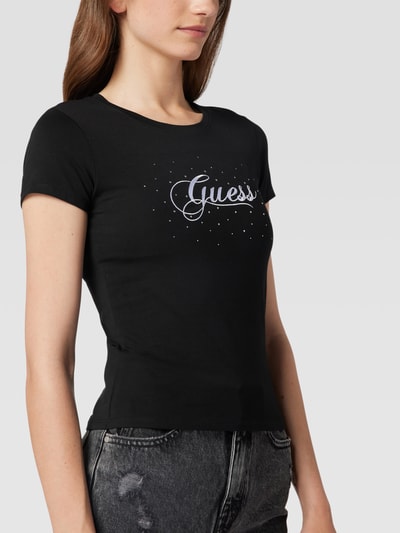 Guess T-Shirt mit Farbverlauf Black 3