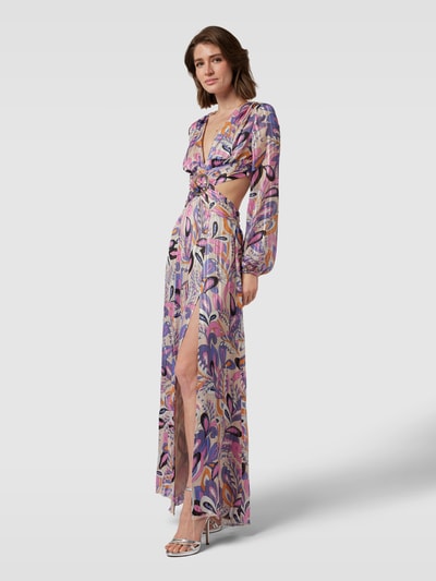 Marciano Guess Maxikleid mit Cut Out Rosa 1