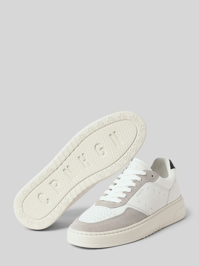 Copenhagen Sneakers van leer met vetersluiting, model 'CPH1M' Wit - 4