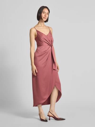 Jake*s Cocktail Cocktailkleid mit Knoten-Detail Rose Melange 1