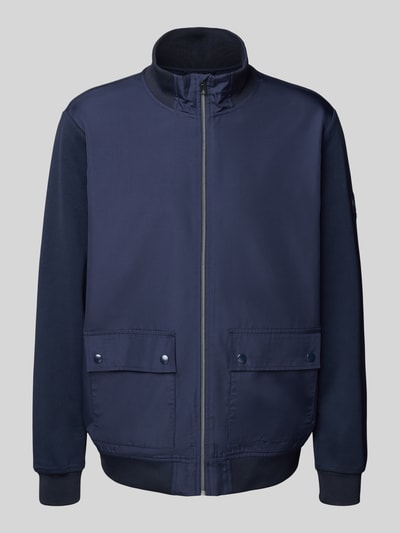 Christian Berg Men Sweatjacke mit Stehkragen Marine 2