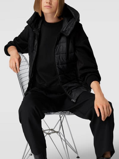 Marc O'Polo Steppweste mit Kapuze Schwarz 3
