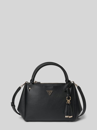 Guess Satchel Bag mit Label-Applikation Modell 'TALENT' Black 2