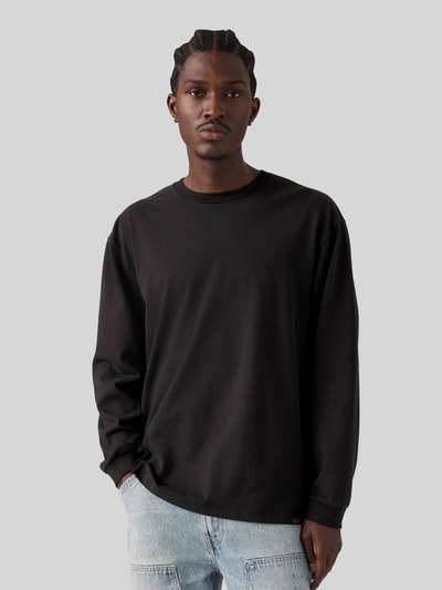 Levi's® Relaxed Fit Langarmshirt aus reiner Baumwolle Black 1