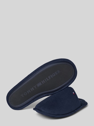 Tommy Hilfiger Slipper mit Logo-Stitching Marine 4