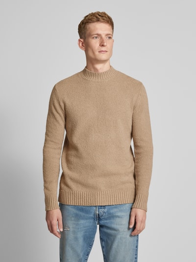 Drykorn Strickpullover mit Stehkragen Modell 'ZAYYN' Beige 4