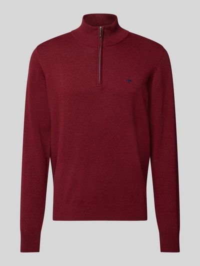 Fynch-Hatton Gebreide pullover met schipperskraag Bordeaux - 2