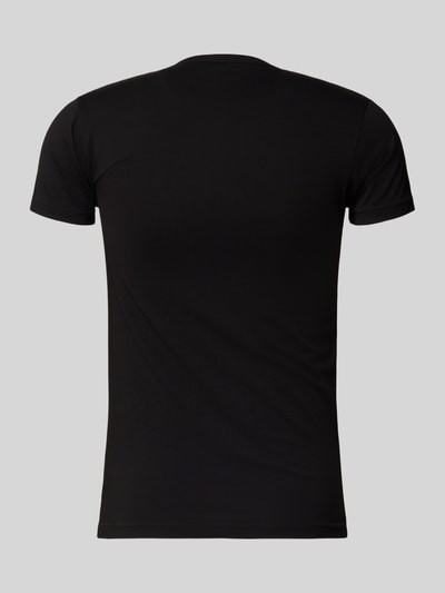 Emporio Armani T-Shirt mit Label-Print im 2er-Pack Black 3
