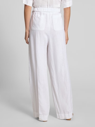Tommy Hilfiger Tailored Fit Leinenhose aus Leinen-Lyocell-Mix Weiss 5