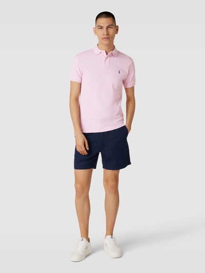 Polo Ralph Lauren Poloshirt mit Logo-Stitching Pink 1