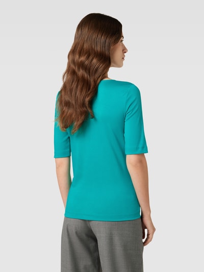 Christian Berg Woman T-shirt van katoen met boothals Turquoise - 5