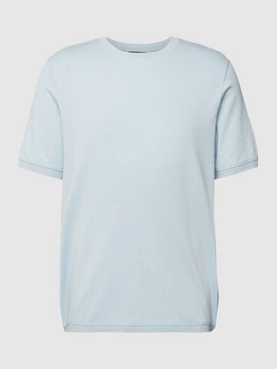 Cinque T-Shirt in Strick-Optik Hellblau 2