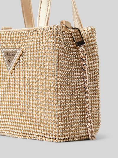 Guess Tote bag met all-over siersteentjes Goud gemêleerd - 3