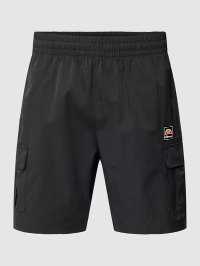 Ellesse Regular Fit Cargoshorts mit Label-Badge Modell 'CAPRERA' Black 2