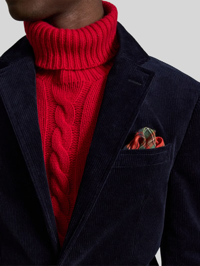 Polo Ralph Lauren Sakko aus Cord mit Brusttasche Dunkelblau 3
