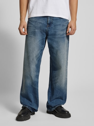 REVIEW Superbaggy fit jeans in 5-pocketmodel Donkerblauw - 4