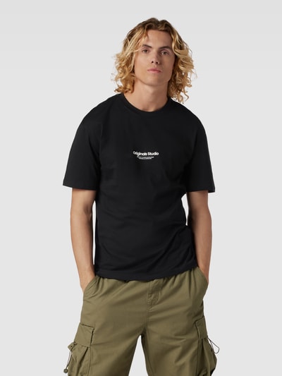 Jack & Jones T-Shirt mit Rundhalsausschnitt Modell 'JORVESTERBRO' Black 4