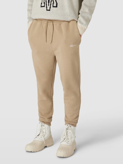 REVIEW Sweatpants mit Tunnelzug Beige 4