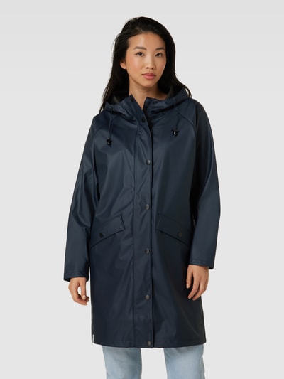 ICHI Parka mit Eingrifftaschen Marine 4