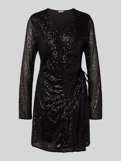 mbyM Mini-jurk met pailletten, model 'Kilara' Zwart - 2