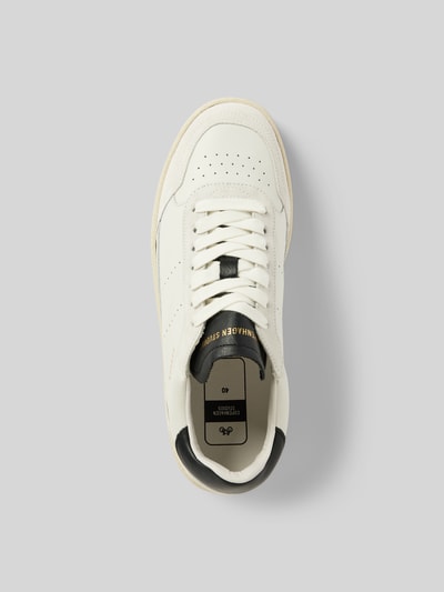 Copenhagen Sneaker mit Kontrastbesatz Weiss 4