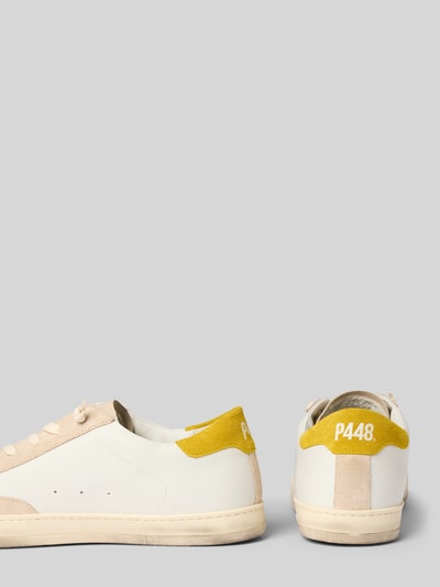 P448 Sneaker mit Schnürverschluss Modell 'JOHN' Weiss 2