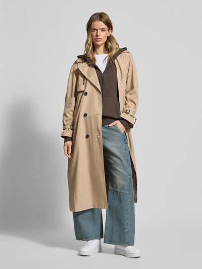 Only Regular Fit Trenchcoat mit Reverskragen Modell 'CHLOE' Sand 1