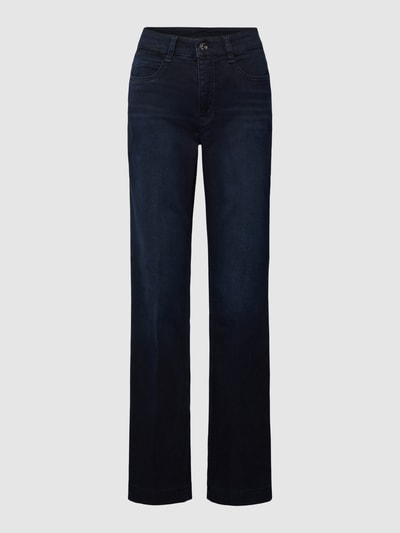 MAC Flared cut jeans met steekzakken Marineblauw - 2