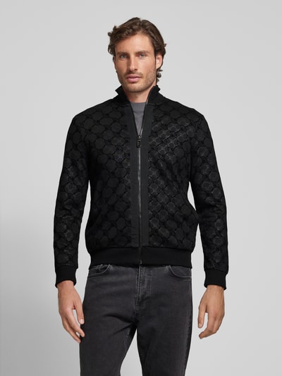 JOOP! Collection Sweatjacke mit Stehkragen Modell 'Thierry' Black 4