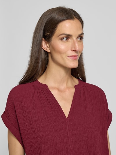 s.Oliver RED LABEL Bluzka o luźnym kroju z mieszanki wiskozy Wiśniowy 3