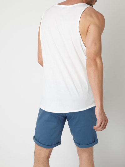 REVIEW Tanktop mit Foto-Print und Message Weiss 4