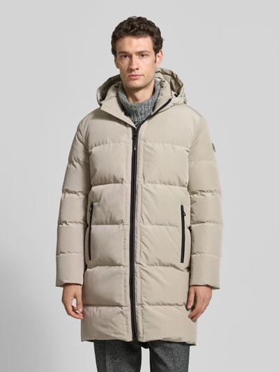 NAUTGÅRD Jacke mit Kapuze und Label-Patch Mittelgrau 4