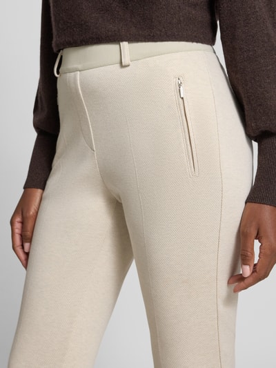 Raphaela By Brax Super slim fit broek met ritszakken, model 'LILLYTH' Ecru - 3