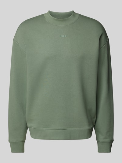 HUGO Sweatshirt mit Label-Detail Modell 'Dapocrew' Mint 2