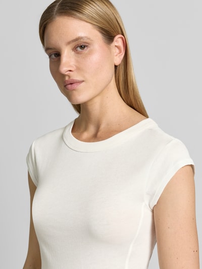 Marc O'Polo Slim Fit T-Shirt aus reiner Baumwolle Hellgrau 3