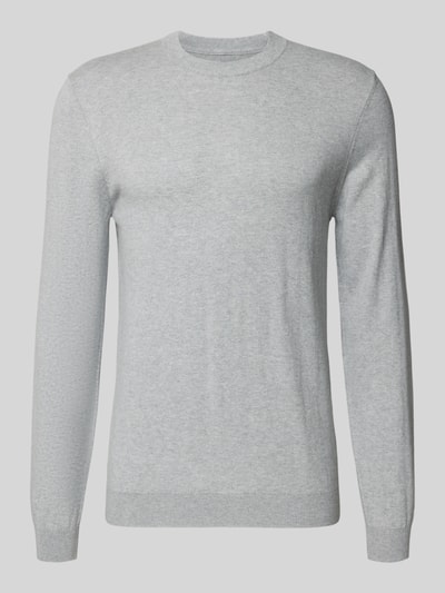 MCNEAL Strickpullover mit Kaschmir-Anteil Mittelgrau Melange 2