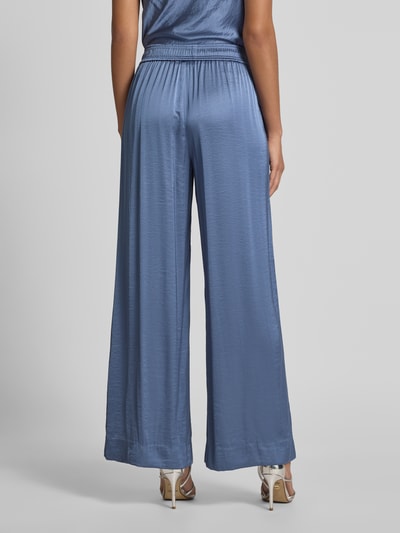 mbyM Wide Leg Stoffhose mit elastischem Bund Modell 'Asaka' Rauchblau 5