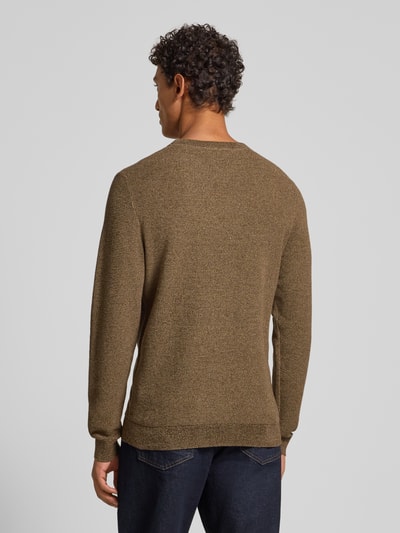 SELECTED HOMME Regular Fit Pullover aus reiner Baumwolle Modell 'ROSS' Hellbraun 5