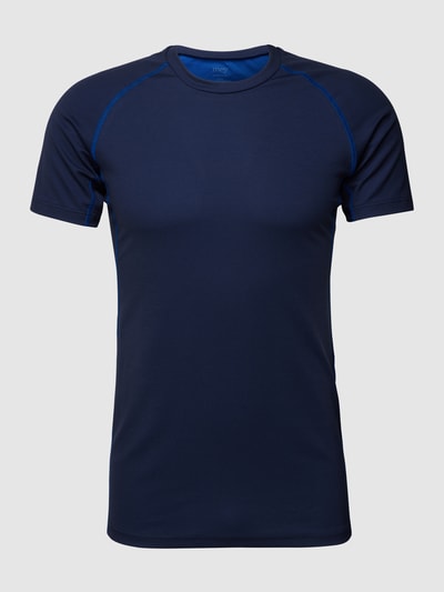 Mey T-shirt met contraststrepen Donkerblauw - 2