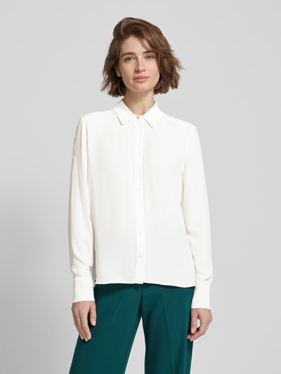 Patrizia Pepe Overhemdblouse van viscose, model 'casacca' Wit - 4