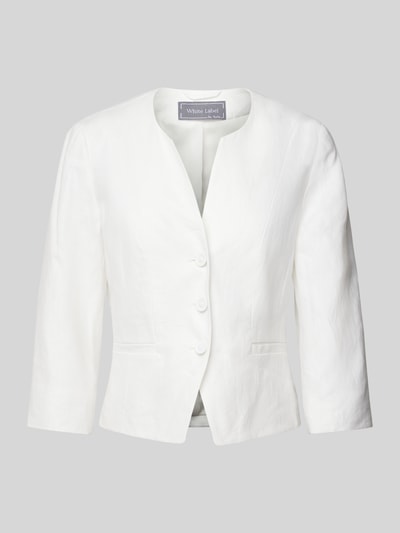 WHITE LABEL Blazer met strookzakken Offwhite - 1