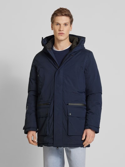 Superdry Parka ze stójką Granatowy 4