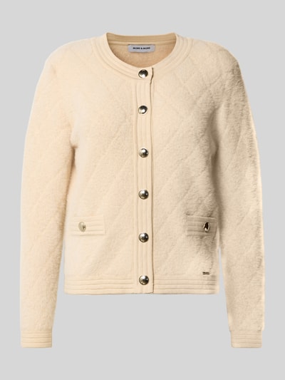 More & More Strickjacke mit Knopfleiste Sand 2