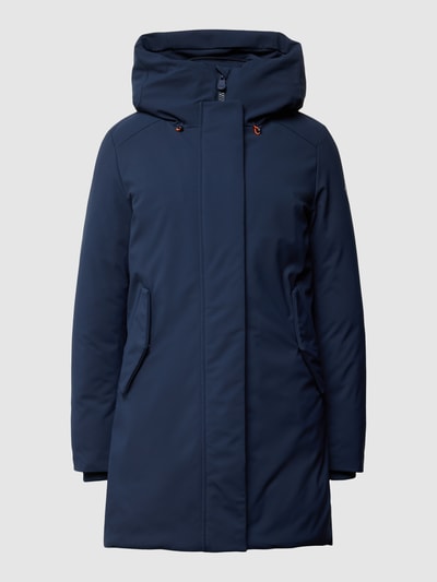 SAVE THE DUCK Parka met labelpatch, model 'NELLIE' Marineblauw - 2