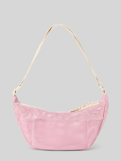 WOUF Handtas met ajourpatroon, model 'Blush' Rosé - 4