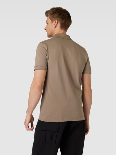 BOSS Orange Slim fit poloshirt in effen design Beige - 5