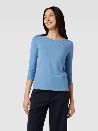 Weekend Max Mara Shirt met lange mouwen en ronde hals, model 'MULTIA' Lichtblauw - 4