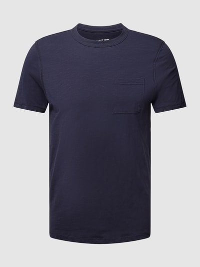 MCNEAL T-shirt in gemêleerde look met borstzak Donkerblauw - 2